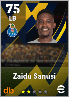 Zaidu Sanusi eFootball player card