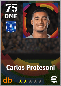 Carlos Protesoni — DMF, OVR 75, MAX 75