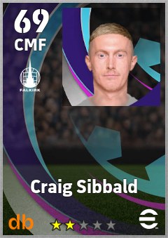 Craig Sibbald eFootball player card