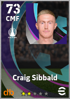 Craig Sibbald — CMF, OVR 73, MAX 73