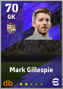 Mark Gillespie eFootball player card