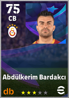 Abdülkerim Bardakcı eFootball player card