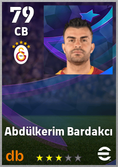 Abdülkerim Bardakcı — CB, OVR 79, MAX 79