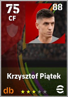 Krzysztof Piątek eFootball player card