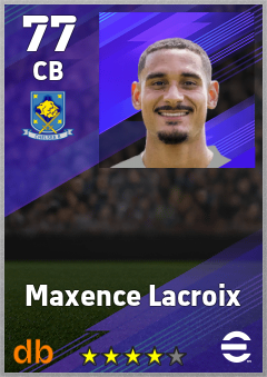 Maxence Lacroix eFootball player card
