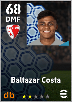 Baltazar Costa — DMF, OVR 68, MAX 68