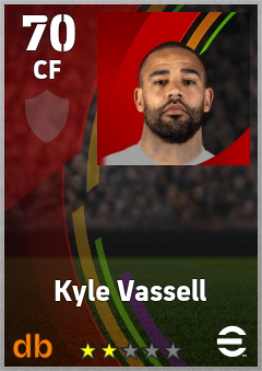 Kyle Vassell eFootball player card