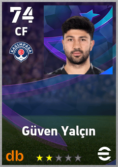 Güven Yalçın — CF, OVR 74, MAX 74