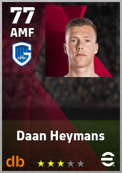 Daan Heymans eFootball player card