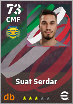 Suat Serdar eFootball player card