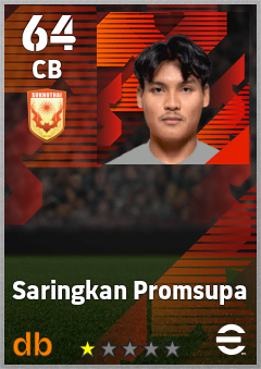 Saringkan Promsupa — CB, OVR 64, MAX 64