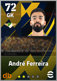 André Ferreira — GK, OVR 72, MAX 72