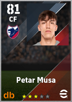 Petar Musa eFootball player card