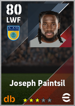 Joseph Paintsil — LWF, OVR 80, MAX 80