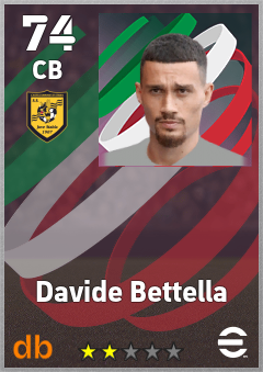 Davide Bettella eFootball player card