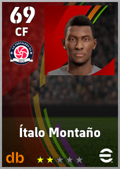 Ítalo Montaño — CF, OVR 69, MAX 69