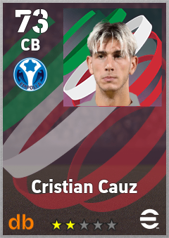 Cristian Cauz — CB, OVR 73, MAX 73