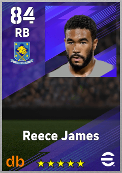 Reece James — RB, OVR 84, MAX 92