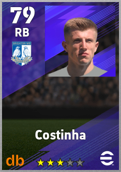 Costinha — RB, OVR 79, MAX 79