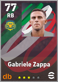 Gabriele Zappa eFootball player card