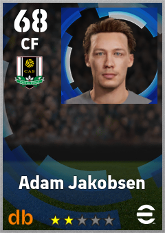 Adam Jakobsen — CF, OVR 68, MAX 68