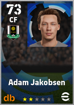 Adam Jakobsen — CF, OVR 73, MAX 73