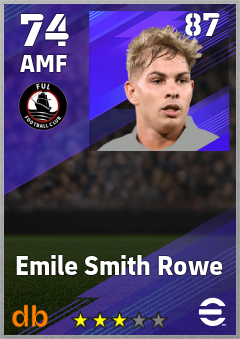 Emile Smith Rowe eFootball player card