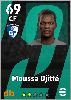 Moussa Djitté — CF, OVR 69, MAX 69