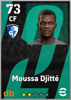 Moussa Djitté — CF, OVR 73, MAX 73