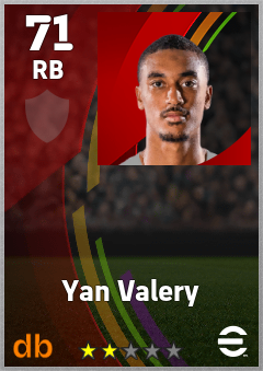 Yan Valery eFootball player card