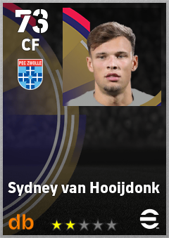 Sydney van Hooijdonk eFootball player card