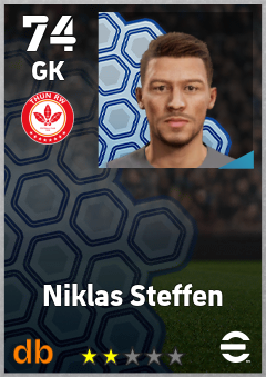 Niklas Steffen — GK, OVR 74, MAX 74