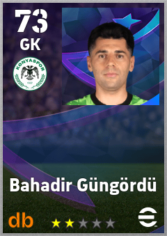 Bahadir Güngördü — GK, OVR 73, MAX 73