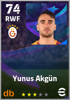 Yunus Akgün eFootball player card