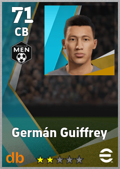 Germán Guiffrey eFootball player card