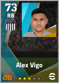 Alex Vigo — RB, OVR 73, MAX 73
