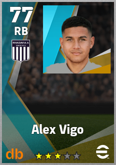 Alex Vigo — RB, OVR 77, MAX 77
