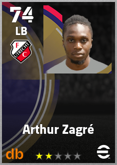 Arthur Zagré eFootball player card