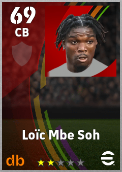 Loïc Mbe Soh eFootball player card