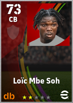 Loïc Mbe Soh eFootball player card