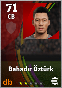 Bahadır Öztürk — CB, OVR 71, MAX 71