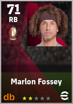 Marlon Fossey — RB, OVR 71, MAX 71