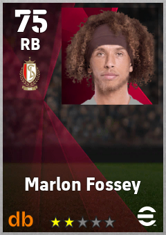 Marlon Fossey — RB, OVR 75, MAX 75