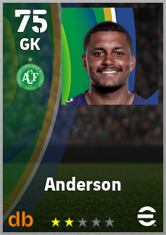 Anderson — GK, OVR 75, MAX 75