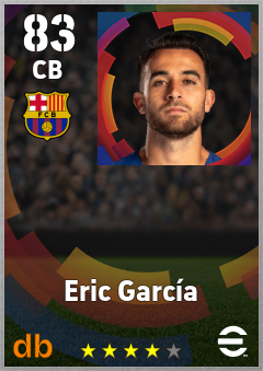 Eric García — CB, OVR 83, MAX 93