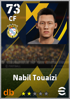 Nabil Touaizi — CF, OVR 73, MAX 73