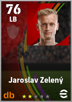 Jaroslav Zelený — LB, OVR 76, MAX 76