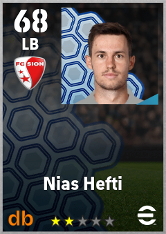 Nias Hefti — LB, OVR 68, MAX 68