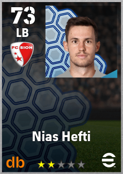 Nias Hefti — LB, OVR 73, MAX 73