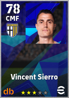 Vincent Sierro eFootball player card